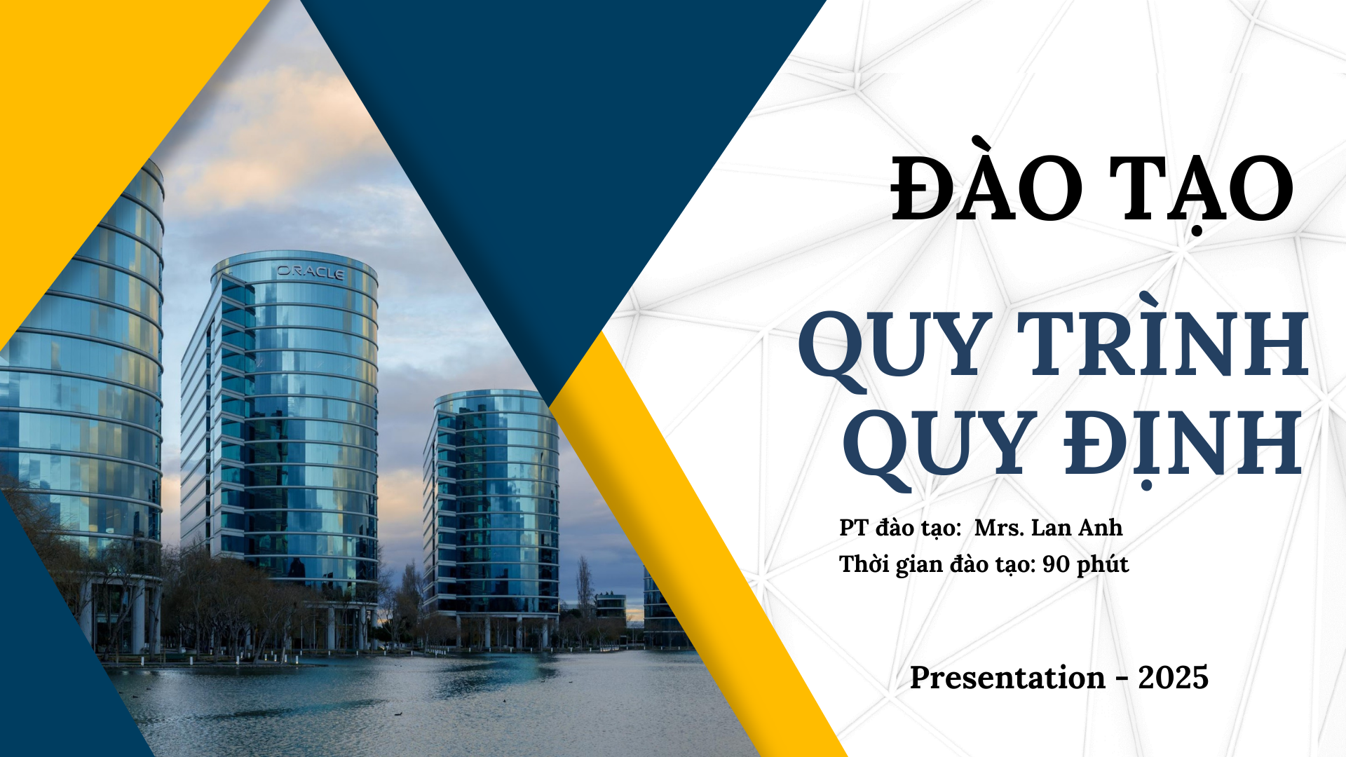 Đào tạo quy trình - quy định